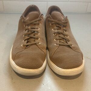 Peter Millar Brown Mesh Sneakers